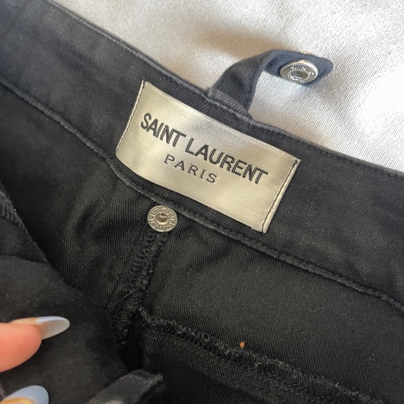 Saint Laurent pairs black jeans flares - Picture 4 of 6